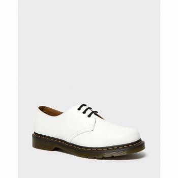 Dr Martens 1461 Smooth Kožené - Biele Oxford Topanky Panske, D050SK